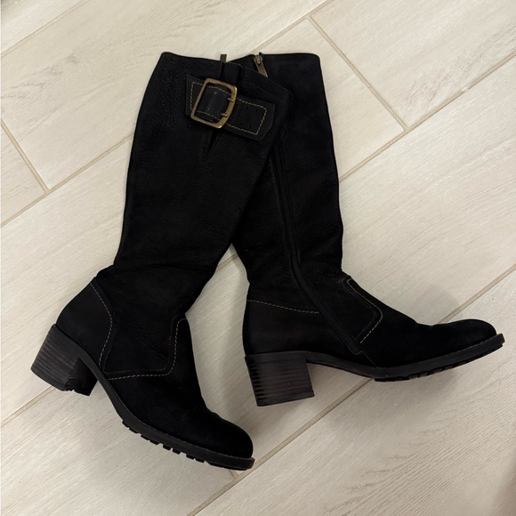 Paul Green Optimist Boots Knee High with Buckle - Picture 1 of 8